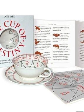 Cup of Destiny Tea Cup & Saucer Set with Illustrated Book of Interpretations